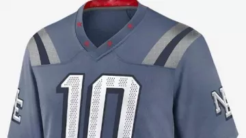 Drake Maye Patriots Rivalries Jersey in How to Choose the Right Size NFL Jersey (Nike Edition)