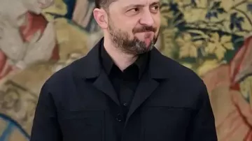 Volodymyr Zelensky 2025 Zarzuela Palace Shirt