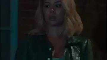 Wild Cherry 2025 Nicôle Lecky Black Coat worn by (Nicôle Lecky) as seen in Wild Cherry (S01E05)