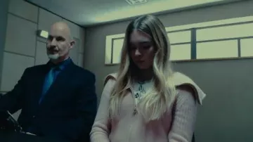 Jersey de punto doble cremallera JJXX llevado por Allegra Lonsdale (Amelia May) como se ve en Wild Cherry (S01E05)