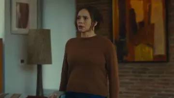 Jigsaw Cloud Cashmere Eldon Sweater worn by Lorna (Carmen Ejogo) as seen in Wild Cherry (S01E05)