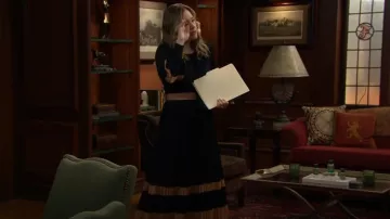 Reiss Tori Dress worn by Hope Logan (Annika Noelle) as seen in The Bold and the Beautiful on November 11, 2025