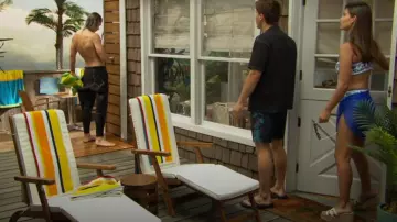 Sandale à plateforme Sam Edelman Laine en ivoire moderne portée par Electra Forrester (Laneya Grace) telle que vue dans The Bold and the Beautiful le 13 novembre 2025