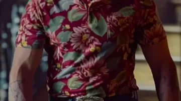 Floral Polo T-Shirt worn by (Beau Knapp) in Tulsa King