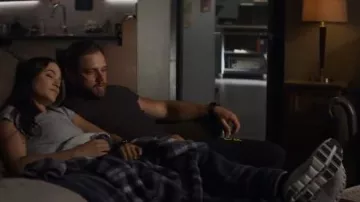 On White Running Cloudswift 3 worn by Gabriella Perez (Stephanie Arcila) as seen in Fire Country (S04E01)