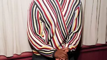 Multicolor Striped Sweater worn by Michael B. Jordan in Sinners | Official Trailer