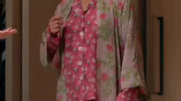 Pink Floral Pajamas worn by Molly Novak (Maya Rudolph) in Loot