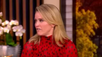 Ronny Kobo Zenia Top worn by Sara Haines as seen in The View on November 19, 2025