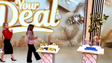 Veronica Beard Hoffman Belted Skirt worn by Sara Haines in The View on November 19, 2025