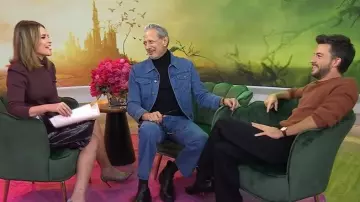 Gabriela Hearst Rey Straight-Leg Jeans worn by Jeff Goldblum as seen in Today on November 19, 2025