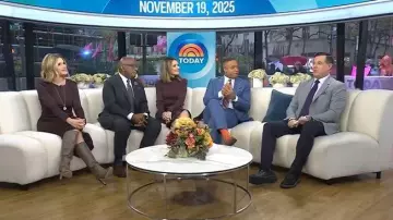 Veronica Beard Tarian Knee High Boot worn by Jenna Bush Hager as seen in Today on November 19, 2025