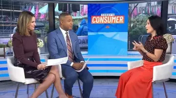 Alice + Olivia Willa Embroidered Top worn by Vicky Nguyen as seen in Today on November 19, 2025