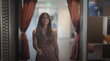 Free People Lucinda Lace Midi Dress worn by Jessi Ngatikaura as seen in The Secret Lives of Mormon Wives (S03E06)