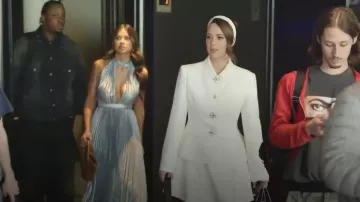 Nana Jacqueline Vanessa Blazer worn by Whitney Leavitt as seen in The Secret Lives of Mormon Wives (S03E06)