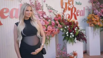 Robe Maxi sans manches en maille en sablier nue en maille en sablier portée par (Mayci Neeley) telle que vue dans The Secret Lives of Mormon Wives (S03E06)