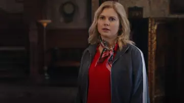 Aritzia Manuscript Jacket worn by Samantha Arondekar (Rose McIver) as seen in Ghosts (S05E05)