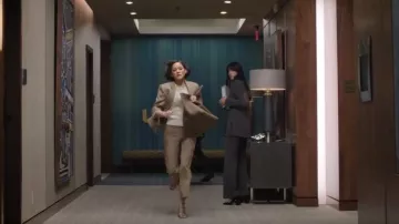 Valentino Rockstud Ankle Strap Sandal 90 Mm worn by Celine Dumont (Marion Cotillard) as seen in The Morning Show (S04E10)