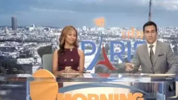 Karen Millen Ponte Button Detail Belted Midi Dress worn by Christina 'Chris' Hunter (Nicole Beharie) as seen in The Morning Show (S04E10)