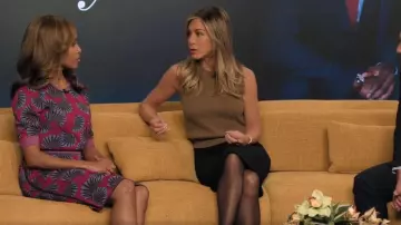 Diane von Furstenberg Hazel Jacquard Knit Midi Skirt worn by Christina 'Chris' Hunter (Nicole Beharie) as seen in The Morning Show (S04E10)