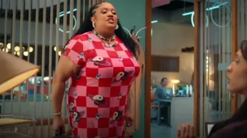 Lala Original Mad About You Mesh Dress + Slip in Cosmic Cowgirl worn by Destiny as seen in Loot (S03E07)