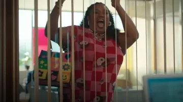 Dolls Kill Happy In My Mind Tote Bag worn by Destiny as seen in Loot (S03E07)