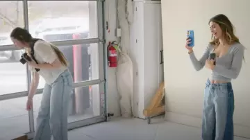 Fabrique Two Tone Jeans worn by Taylor Frankie Paul as seen in The Secret Lives of Mormon Wives (S03E08)