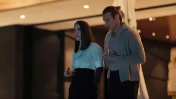 Acne Studios Wool Knit Cardigan worn by Chase Munroe (Matthew Noszka) as seen in All's Fair (S01E05)