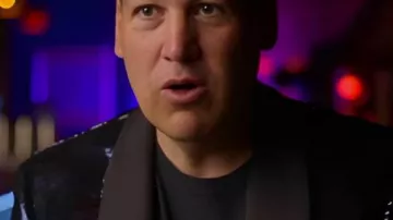 TV We Love 2025 Jim Colucci Stripe Sequin Blazer worn by (James Colucci) in TV We Love (S01)