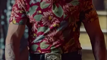 Floral Polo T-Shirt worn by (Beau Knapp) in Tulsa King