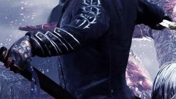 Black Leather Coat worn by (Vergil Dimov) in Devil May Cry