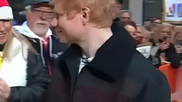 The Today Show 2025 Ed Sheeran Colorblock Jacket worn by (Ed Sheeran) in Today (S67)