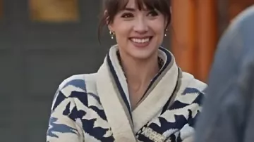 Alexandra Harris The Spirit of Christmas Station Robe worn by Isabell Wattson (Alexandra Harris) as seen in The Spirit of Christmas Station