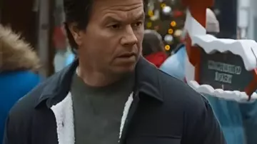Mark Wahlberg The Family Plan 2 Black Jacket worn by Dan Morgan (Mark Wahlberg) as seen in The Family Plan 2