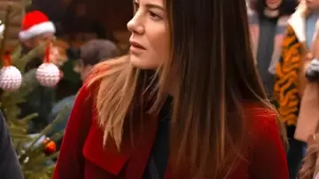 The Family Plan 2 Jessica Morgan Red Crop Jacket worn by Jessica Morgan (Michelle Monaghan) as seen in The Family Plan 2