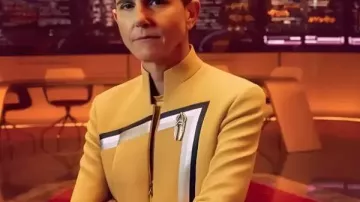 Star Trek Starfleet Academy 2026 Tig Notaro Yellow Jacket worn by Jett Reno (Tig Notaro) in Star Trek: Starfleet Academy (S01)