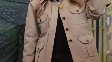 Camp Lejeune Visit 2025 Jacket of Melania Trump in FULL REMARKS: Melania Trump, Usha Vance speak to military families