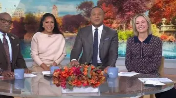 Robe Milena de Diane von Furstenberg portée par Dylan Dreyer telle que vue dans Today le 20 novembre 2025