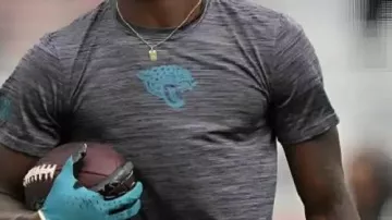 Camiseta de los Jacksonville Jaguars usada por Travis Hunter