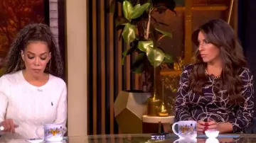 Vestido Maxi Chain Addison de Generation Love llevado por Alyssa Farah Griffin, tal como se ve en The View el 21 de noviembre de 2025