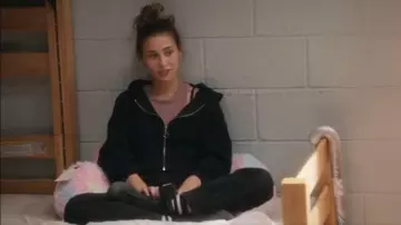 Urban Outfitters Athletic Striped Scrunch Crew Sock worn by Peaches (Taylor Dunbar) as seen in Stumble (S01E03)