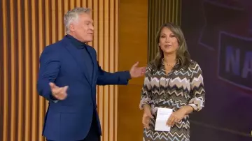 Diane von Furstenberg Robe-chemise Bariloche portée par Ginger Zee telle que vue dans Good Morning America le 20 novembre 2025