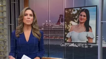 Robe Toccin Windowcardigan portée par Rhiannon Ally telle que vue dans Good Morning America le 21 novembre 2025