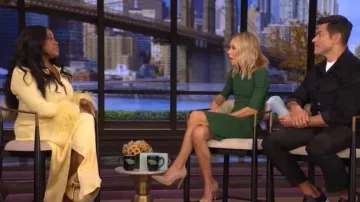 Fumi the Label Marigold Maxi Dress worn by Sherri Shepherd as seen in LIVE with Kelly and Mark on November 20, 2025