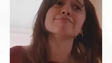 Daddy Issues S2 Aimee Lou Wood Red Off Shoulder Top worn by Gemma (Aimee Lou Wood) in Daddy Issues (S01)