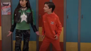Old Navy Dynamic Fleece Jogger Sweatpants worn by Milo Russo (Max Matenko) as seen in Wizards Beyond Waverly Place (S02E06)