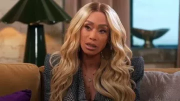 Lovisa Silver Cross Station Y Necklace worn by Tami Roman as seen in Caught in the Act: Unfaithful (S04E05)