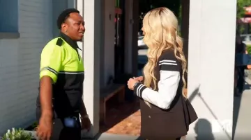 Jacket Tailor Ella Varsity Jacket worn by Tami Roman as seen in Caught in the Act: Unfaithful (S04E05)