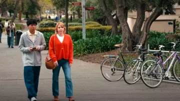 Clare V Moyen Messenger llevada por Emily (Mary Elizabeth Ellis) como se ve en Un hombre en el interior (S02E03)