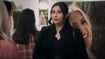 Theory Carissa Wool-Blend Blazer worn by Julie (Lilah Richcreek) as seen in A Man on the Inside (S02E06)