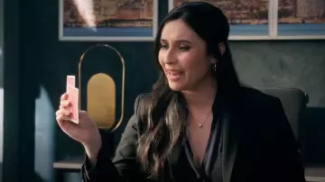 Theory Carissa Wool-Blend Blazer worn by Julie (Lilah Richcreek) as seen in A Man on the Inside (S02E06)